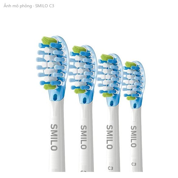 Đầu bàn chải NITESA cho máy Philips Sonicare – kiểu C3, đầu lớn sạch sâu (ảnh mô phỏng)